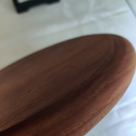 Vintage Goodwood Teak Wood Footed Board Base - Picture 2 of 6